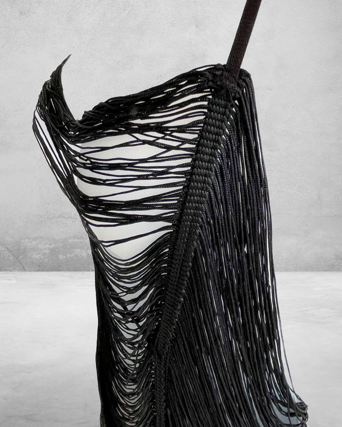 Slinky Black Cover-up Dress