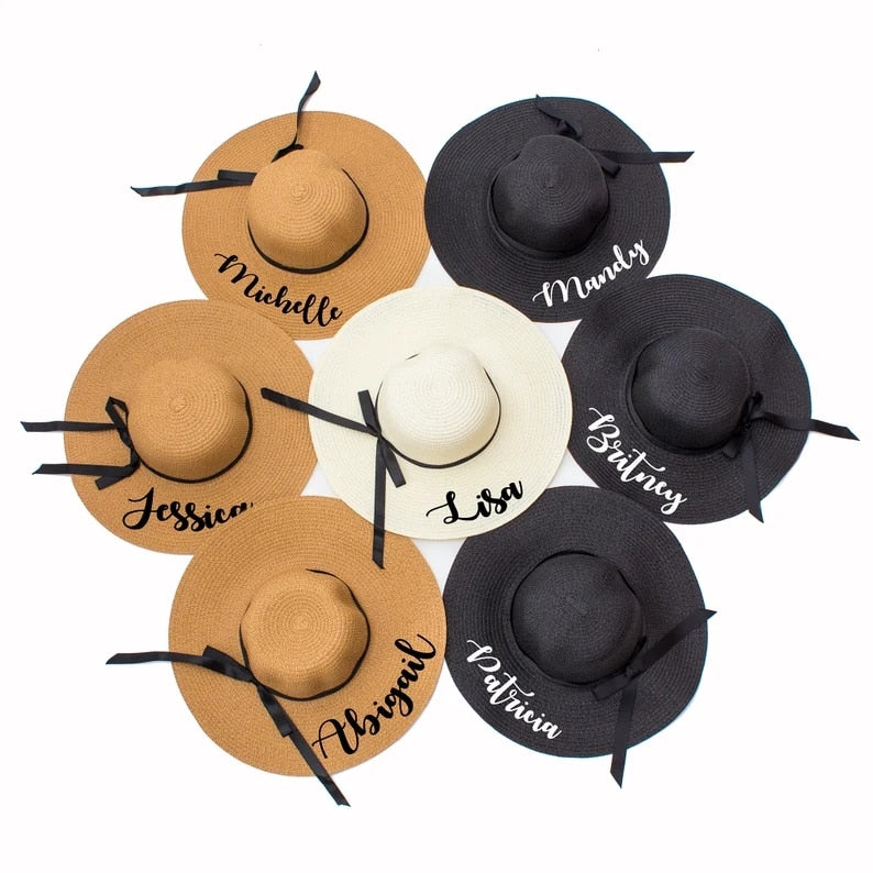 Customized Beach Floppy Hat