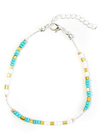 Bohemian Beaded Anklet - Vacation Vault Swim
