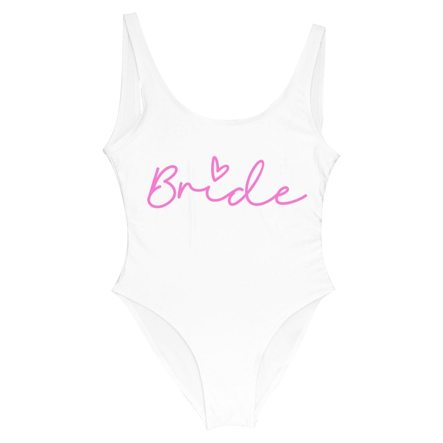 Bride + Team Bride One Piece Suits
