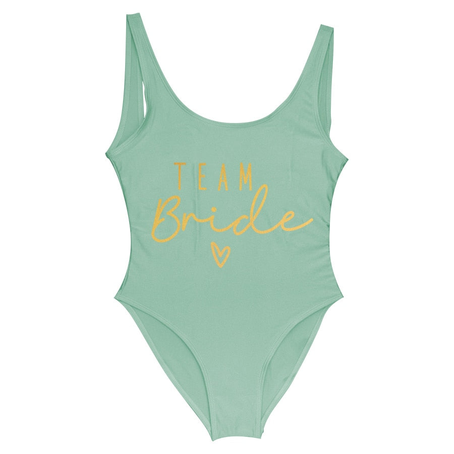 Bride + Team Bride One Piece Suits