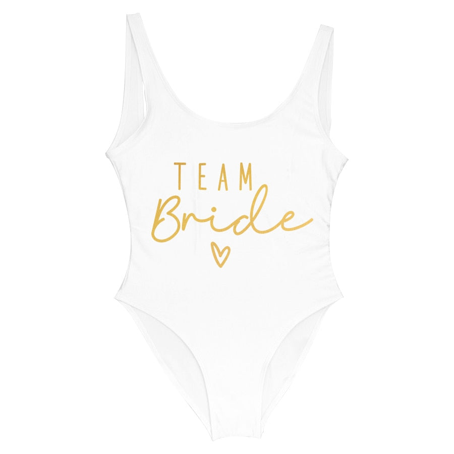 Bride + Team Bride One Piece Suits