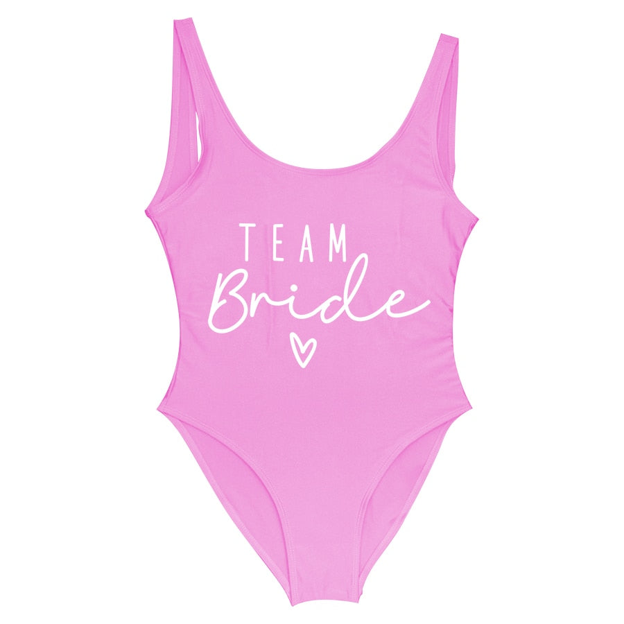 Bride + Team Bride One Piece Suits