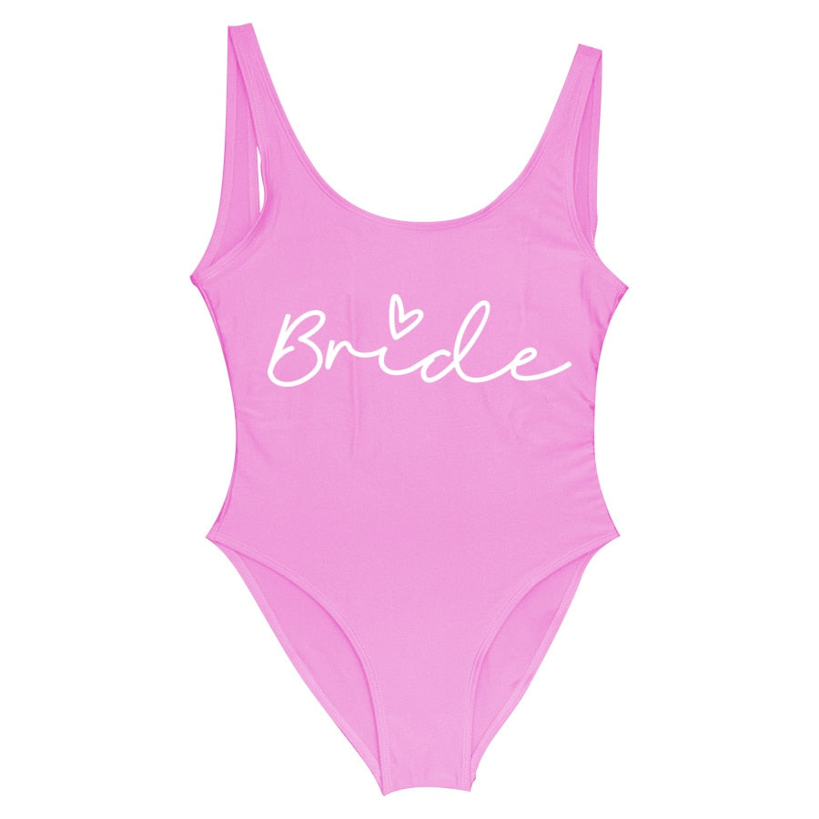 Bride + Team Bride One Piece Suits