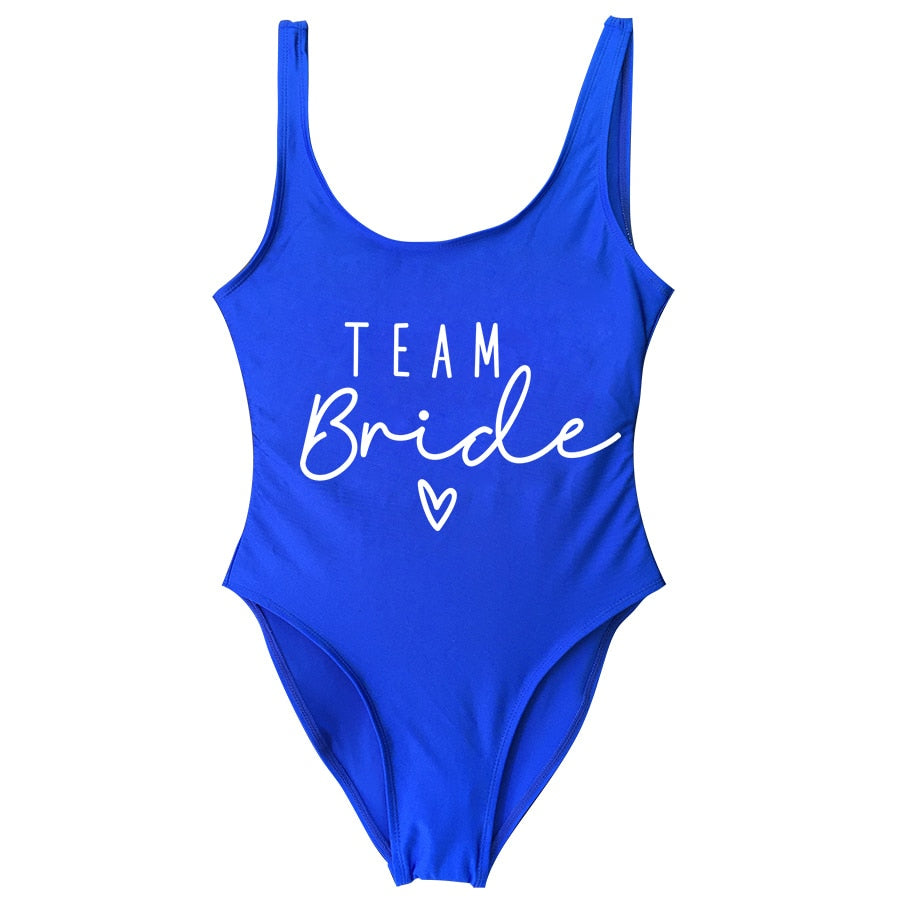 Bride + Team Bride One Piece Suits